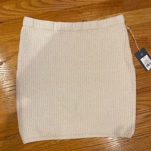 Knit sweater-skirt